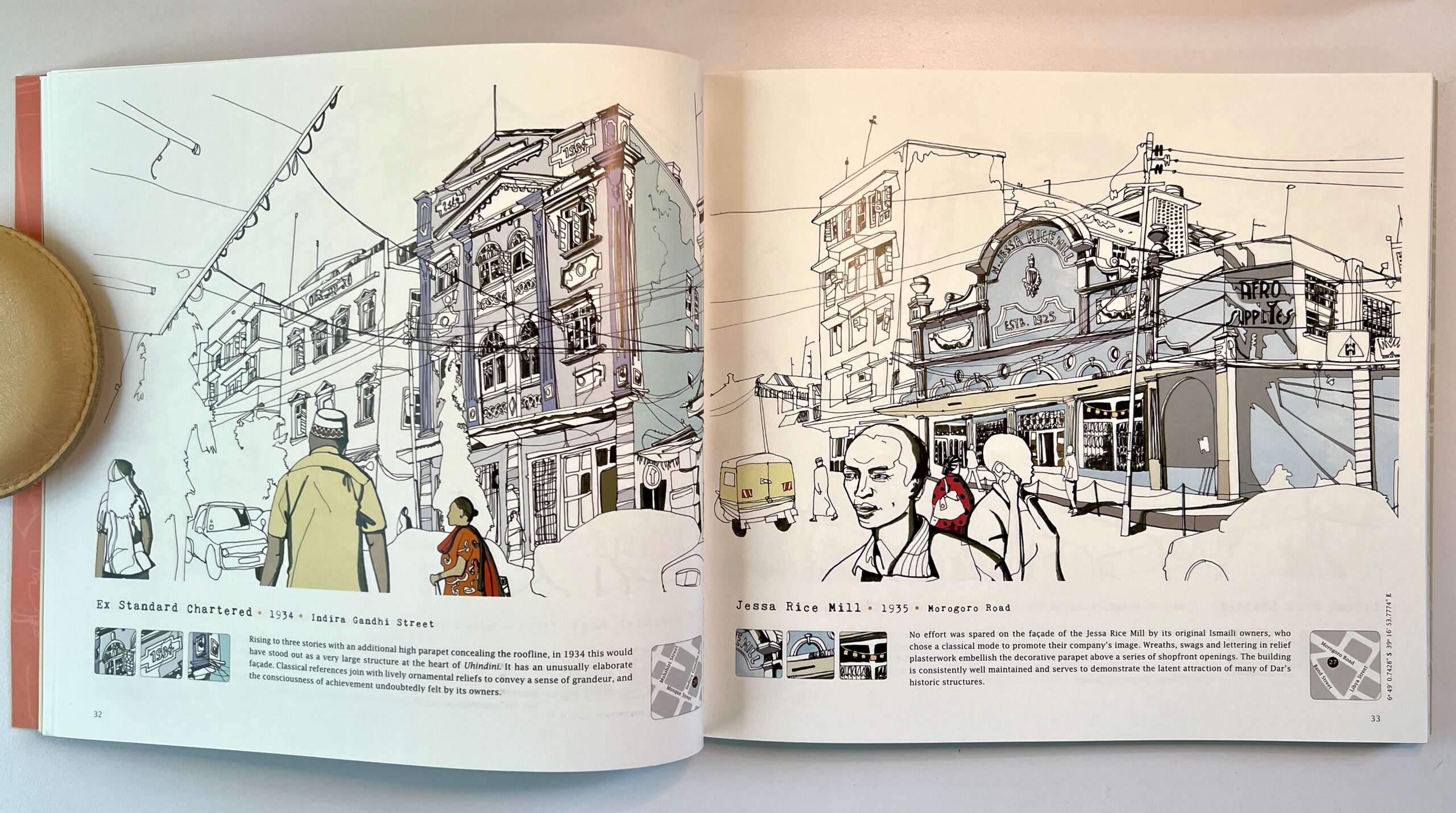 Samples of urban sketches from Street Level
